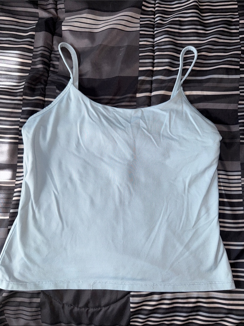 New York & Company Light Blue Spaghetti Strap Cami
